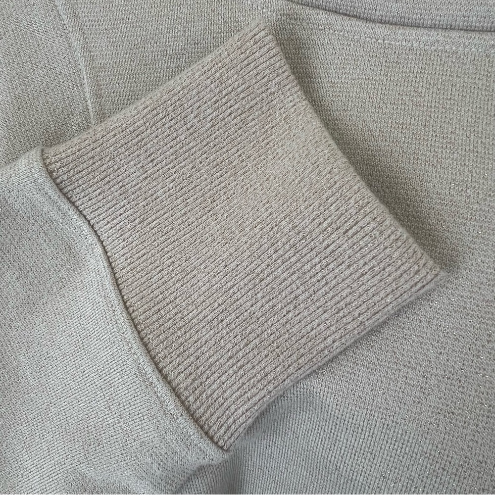 New Lululemon Loungeful Cropped Hoodie Spark 4 Beige Gold Bone Sweatshirt Crop - Picture 10 of 16
